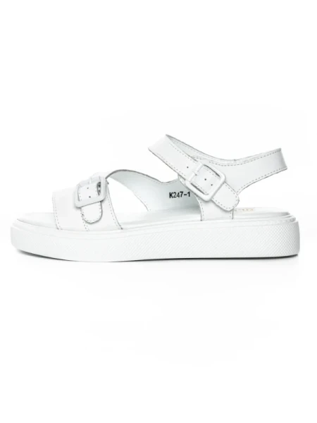 Sandale Dama din piele naturala K247-1 WHITE | FORMAZIONE