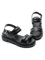 Sandale Dama din piele naturala K249-3 BLACK | FORMAZIONE