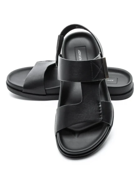 Sandale Barbati din piele naturala S12125 BLACK | ADVANCER