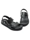 Sandale Barbati din piele naturala S12125 BLACK | ADVANCER