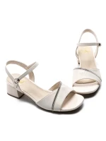 Sandale Dama din piele naturala 2667-8 CREAM | FORMAZIONE