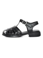 Sandale Dama din piele naturala 5250 BLACK | FORMAZIONE