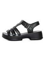 Sandale Dama din piele naturala 246609T BLACK | FORMAZIONE