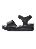 Sandale Dama din piele naturala 71-23 BLACK | FORMAZIONE