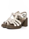 Sandale Dama din piele naturala TP1007-2 CREAM | FORMAZIONE