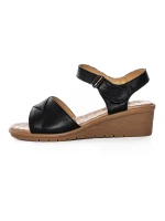 Valódi bőrből készült női szandál 22002S Fekete | Form... » MeiMall.hu