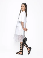 Rochie Dama BW6075 ALB | KIKIRIKI