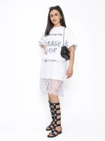 Rochie Dama BW6075 ALB | KIKIRIKI