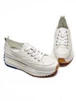 Természetes bőrből készült női sportcipő 9529-2X Fehér... » MeiMall.hu