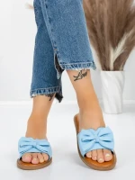 Papuci Dama cu Talpa Joasa 5PT9 BLUE | MEI