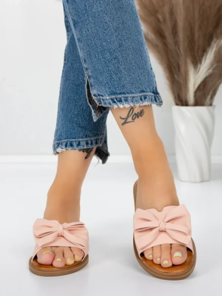 Papuci Dama cu Talpa Joasa 5PT9 PINK | MEI