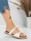 Papuci Dama cu Talpa Joasa J588-8 BEIGE | MEI