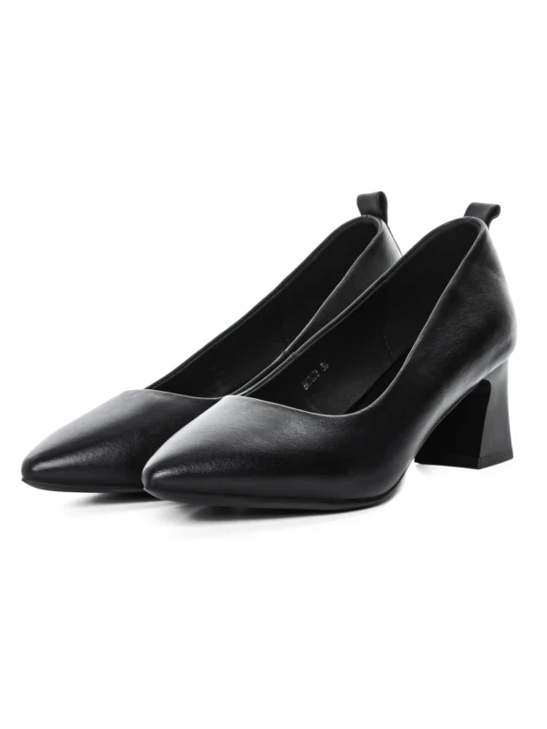 Pantofi cu Toc gros 267678 Negru | Formazione