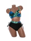 Costum de baie dama LM16 NEGRU-ALBASTRU | MEINA
