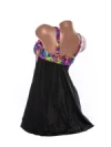 Costum de baie dama Y30220 FUCSIA-NEGRU | MEINA