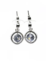 Set Colier + Cercei CLR013 ARGINTIU | MEI