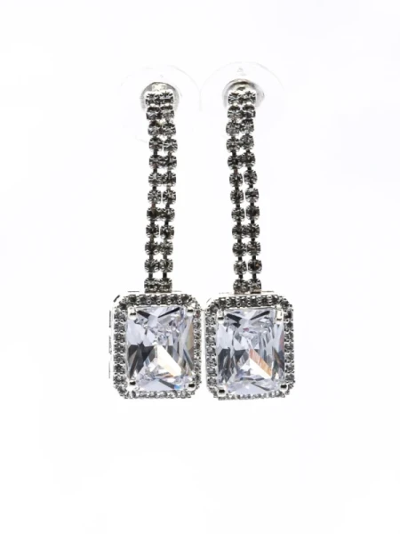 Set Colier + Cercei CLR014 ARGINTIU | MEI