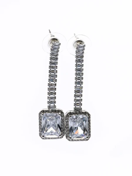 Set Colier + Cercei CLR016 ARGINTIU | MEI