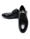 Pantofi Barbati din piele naturala Y079-02F Negru | Stephano