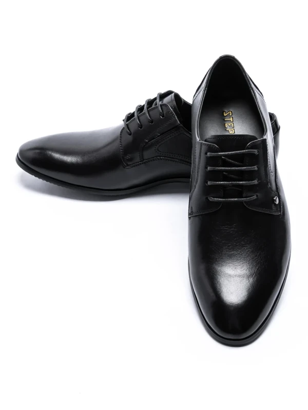 Pantofi Barbati din piele naturala Y079-02F Negru | Stephano