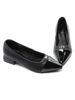 Pantofi cu Toc gros D26-103 Negru | Formazione