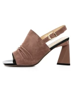 Sandale Dama cu Toc gros K4340-3722B Roz Jose Simon