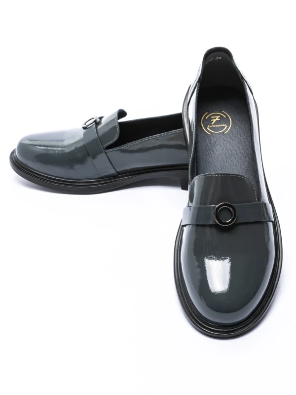 Pantofi Casual Dama Q11520-7 Gri Formazione