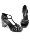 Sandale Dama cu Toc gros K835-02B Negru Jose Simon