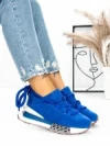 Pantofi Sport Dama din piele naturala 5WZ15 SAPPHIRE BLUE | PANTOFUL