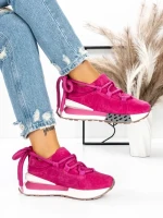 Pantofi Sport Dama din piele naturala 5WZ15 ROSEO | PANTOFUL