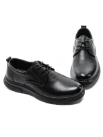 Pantofi Casual Barbati din piele naturala W25506 BLACK | ADVANCER