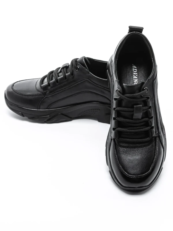 Pantofi Casual Dama din piele naturala N3311 BLACK | ADVANCER
