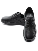 Pantofi Casual Dama din piele naturala 6350 BLACK | ADVANCER