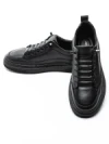 Pantofi Casual Barbati din piele naturala W25513-1 BLACK | ADVANCER