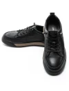 Pantofi Casual Barbati din piele naturala 57509 BLACK | ADVANCER