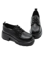 Pantofi Casual Dama din piele naturala 66920 BLACK | ADVANCER