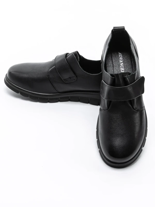 Pantofi Casual Dama din piele naturala 21074 BLACK | ADVANCER