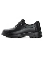Pantofi Casual Dama din piele naturala N725 BLACK | ADVANCER