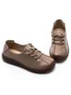 Pantofi Casual Dama din piele naturala 6351 APRICOT | ADVANCER