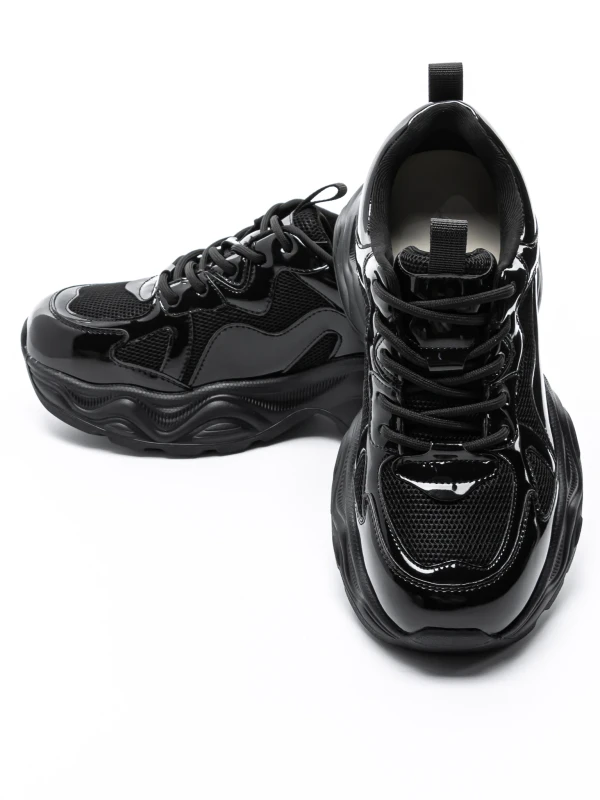 Természetes bőrből készült női sportcipő 919-1 Fekete ... » MeiMall.hu