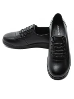 Pantofi Casual Dama din piele naturala 18791 BLACK | ADVANCER