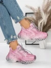 Pantofi Sport Dama cu Platforma 5WL83 PINK | MEI