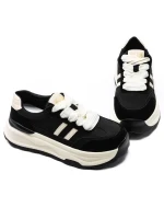 Pantofi Sport Dama din piele naturala Y6306 BLACK | ADVANCER