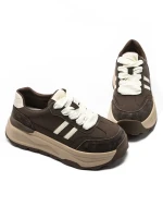 Pantofi Sport Dama din piele naturala Y6306 BROWN | ADVANCER