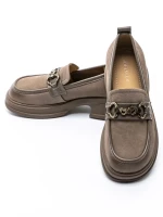 Pantofi Casual Dama din piele naturala 8051-3 GREY | ADVANCER