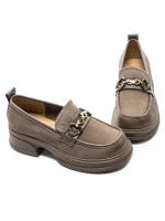 Pantofi Casual Dama din piele naturala 8051-3 GREY | ADVANCER