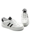 Pantofi Sport Barbati din piele naturala 02-208 WHITE-BLACK | ADVANCER