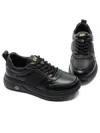 Pantofi Sport Barbati din piele naturala 302 BLACK | ADVANCER