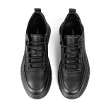 Férfi alkalmi cipő valódi bőrből WM807 Fekete-Fehér | ... » MeiMall.hu