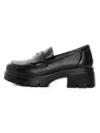 Pantofi Casual Dama din piele naturala 90-55 BLACK | ADVANCER